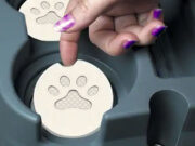 Puppy Dog Paw Paws - Car Coasters