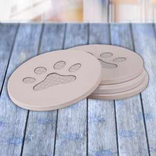 Puppy Dog Paw Paws - Drink Coaster Gift Set