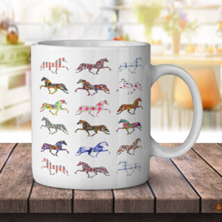 Quarter Horse Pattern - Coffee Mug