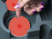 Red Dots - Car Coasters