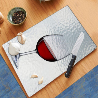 Red Wine Glass - Cutting Board