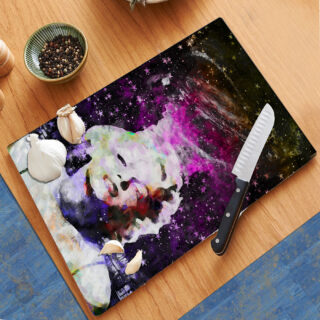 Retro Model Starry Night - Cutting Board