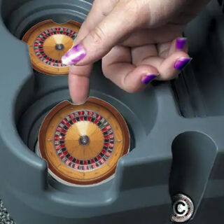 Roulette Wheel - Car Coasters