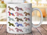 Schnauzer Dog Pattern - Coffee Mug