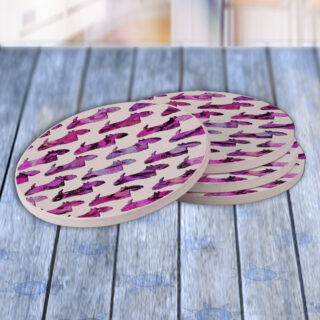 Scottish Terrier Pink - Drink Coaster Gift Set