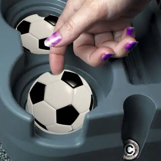 Soccer Ball - Car Coasters