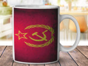 Soviet Flag Grunge - Coffee Mug