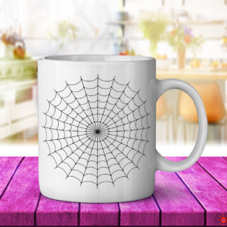 Spider Web Cobweb - Coffee Mug