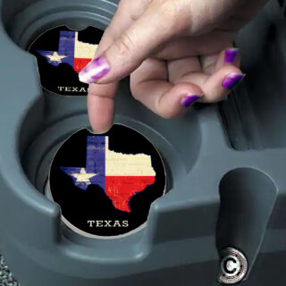 State of Texas Flag - Car Coasters