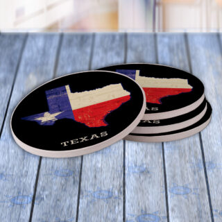 State of Texas Flag - Drink Coaster Gift Set