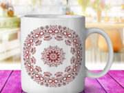 Sugar Skull Spiral - Coffee Mug