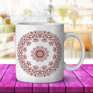 Sugar Skull Spiral - Coffee Mug