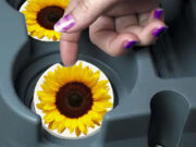 Sunflower - Car Coasters