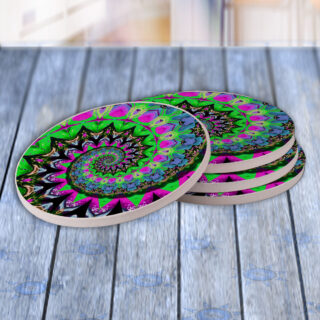 Tie Dye Twist - Drink Coaster Gift Set