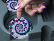 Tie Dye Wonderland - Car Coasters