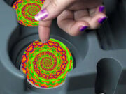 Trance Spiral - Car Coasters