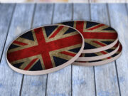 Union Jack UK England Flag - Drink Coaster Gift Set