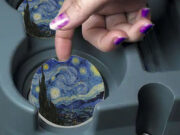 Van Gogh Starry Night - Car Coasters