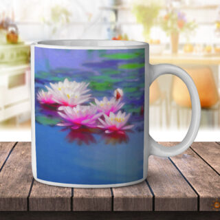 Water Lilies Pastel - Coffee Mug