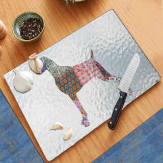 Weimaraner Dog Pattern - Cutting Board