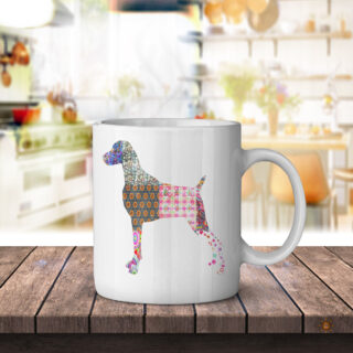 Weimaraner Dog Pattern - Coffee Mug