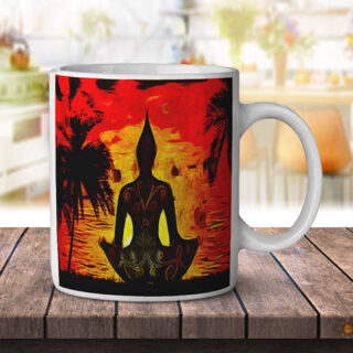 Yoga Beach Sunset - Coffee Mug