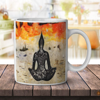 Yoga Watercolor - Coffee Mug